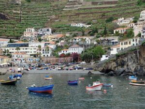 łódki w Camara de Lobos