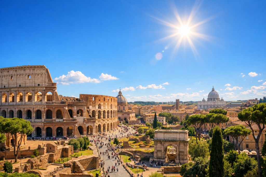 Aplikacja Go city w Rzymie